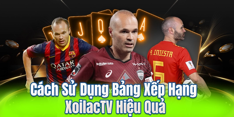 Cách Sử Dụng Bảng Xếp Hạng XoilacTV Hiệu Quả